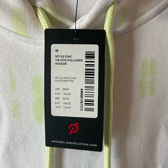 NWT PELOTON Chic Tie Dye Pullover Sweatshirt - Picture 6 of 6